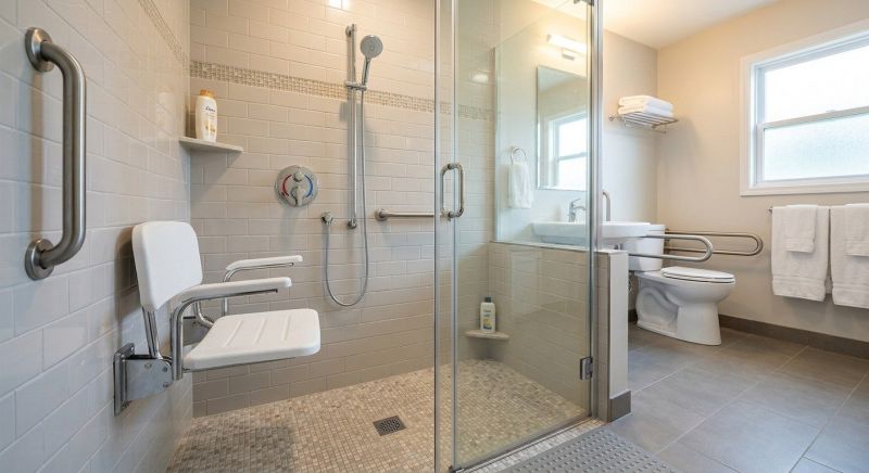 Senior Shower Installation in Portland, ME