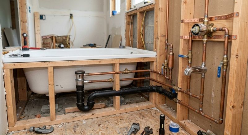 Shower Tub Installation in Portland, ME